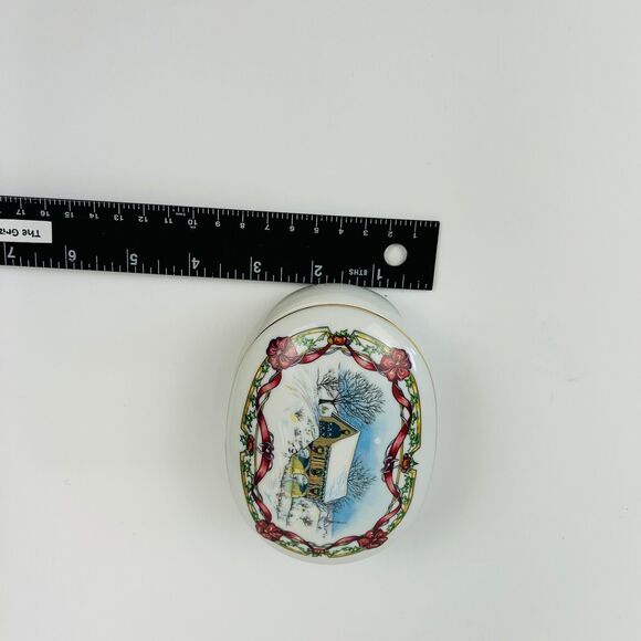 Vtg‎ 90's Christmas Music Box HERITAGE HOUSE Come All Ye Faithful Limited Crank - Picture 13 of 13